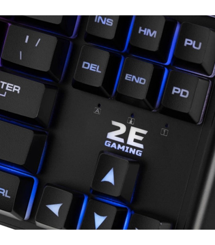 Клавіатура 2E KG355 GAMING чорна з LED підсвічуванням