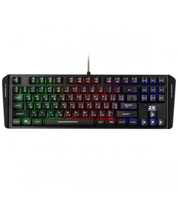 Клавіатура 2E KG355 GAMING чорна з LED підсвічуванням