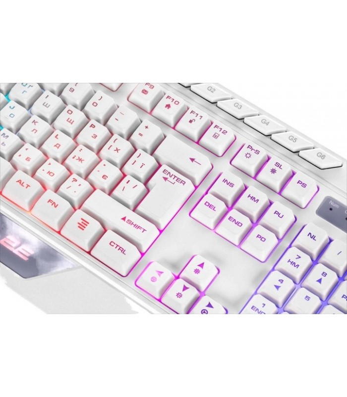 Клавіатура 2E KG315 GAMING білого кольору для ПК