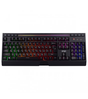 Клавіатура Ergo KB-612 чорна з підсвічуванням