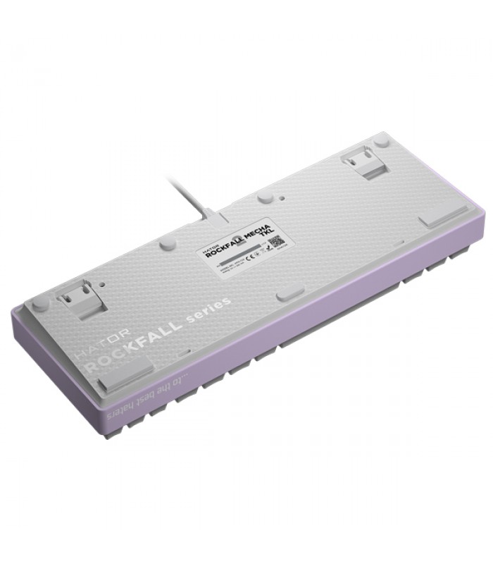 Механічна клавіатура для ПК Hator Rockfall 2 Mecha TKL Orange Lilac Механічна клавіатура для ПК Hator Rockfall 2 Mecha TKL Orange Lilac