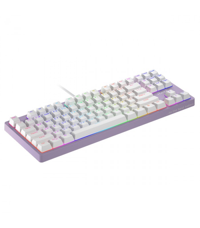 Механічна клавіатура для ПК Hator Rockfall 2 Mecha TKL Orange Lilac Механічна клавіатура для ПК Hator Rockfall 2 Mecha TKL Orange Lilac