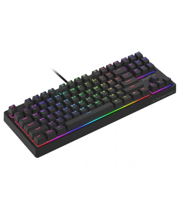 Механічна клавіатура Hator Rockfall 2 Mecha TKL Orange чорна Механічна клавіатура Hator Rockfall 2 Mecha TKL Orange чорна