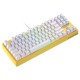 Клавіатура для ПК механічна Hator Rockfall 2 Mecha TKL Orange USB Yellow (HTK-722)