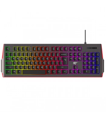 Клавіатура Havit HV-KB866L Black,USB Чорна з підсвічуванням