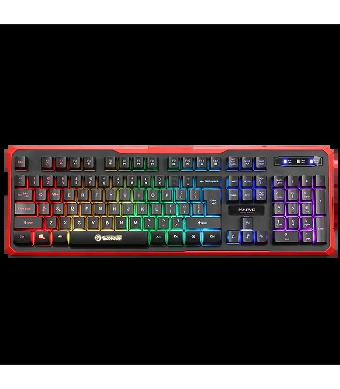 Клавіатура Marvo K629G Black, USB, Multi-LED підсвічування