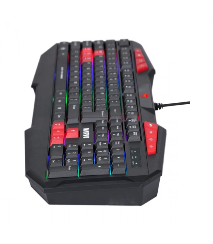 Клавіатура для ПК Marvo K602 EN Black, USB, з Multi-LED підсвідкою Клавіатура для ПК Marvo K602 EN Black, USB, з Multi-LED підсвідкою