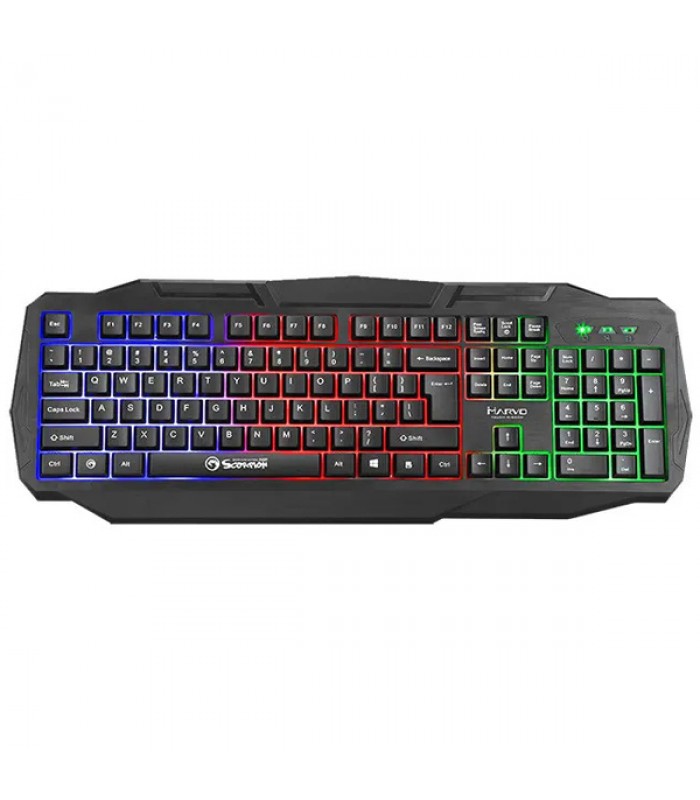 Клавіатура Marvo K601 Black, USB, Multi-LED підсвічування Клавіатура Marvo K601 Black, USB, Multi-LED підсвічування