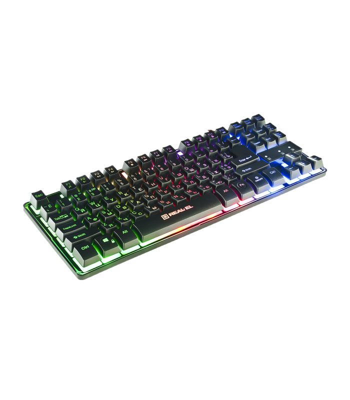 Клавиатура REAL-EL Gaming 8710 TKL Backlit USB Клавиатура REAL-EL Gaming 8710 TKL Backlit USB