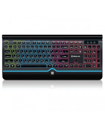 Клавіатура REAL-EL Comfort 8000 Backlit USB Black