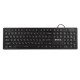 Клавіатура REAL-EL Comfort 7070 Backlit USB чорна з підсвічуванням