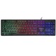 Клавіатура REAL-EL Comfort 7070 Backlit USB чорна з підсвічуванням