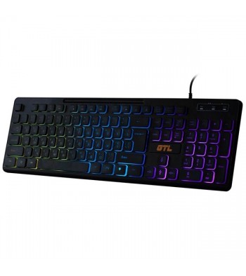 Клавіатура GTL KB7269-5-1 Gaming Black, USB, з RGB підсвіткою