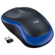 Бездротова мишка Logitech M185 Чорно-блакитна