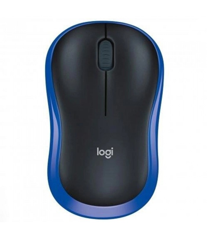 Бездротова мишка Logitech M185 Чорно-блакитна Бездротова мишка Logitech M185 Чорно-блакитна