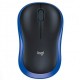 Бездротова мишка Logitech M185 Чорно-блакитна