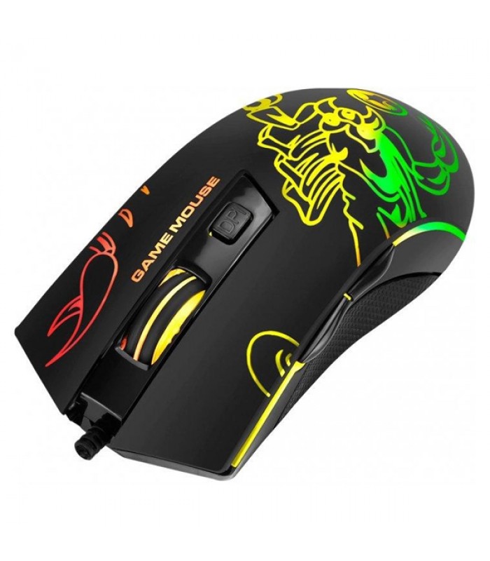 Мишка Marvo M209, Black, USB чорна з підсвіткою