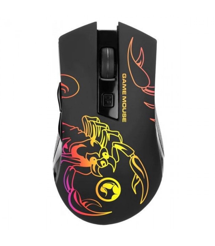 Мишка Marvo M209, Black, USB чорна з підсвіткою