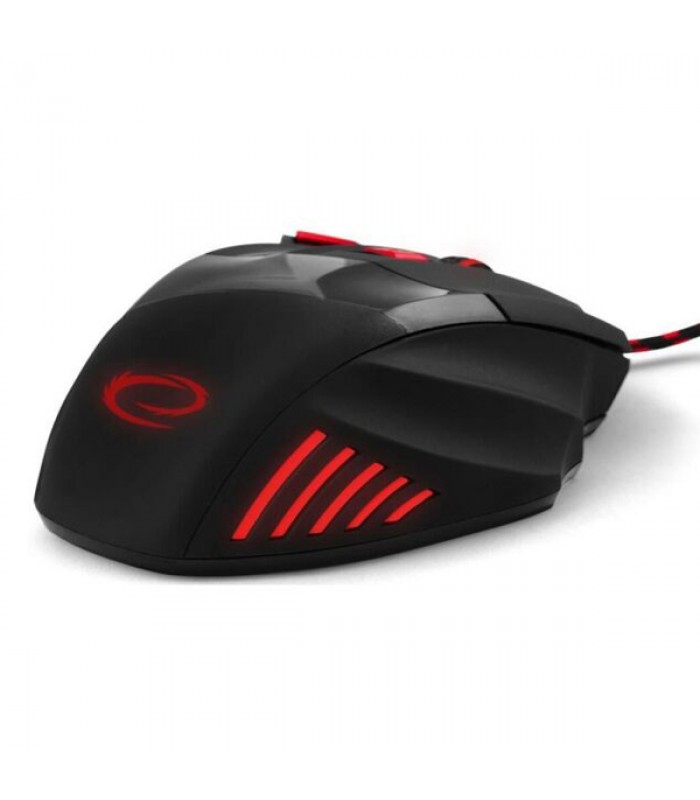 Мишка Esperanza MX201 Wolf Black/Red оптична з RGB підсвічуванням чорна Мишка Esperanza MX201 Wolf Black/Red оптична з RGB підсвічуванням чорна