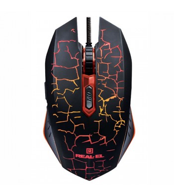 Мишка REAL-EL RM-505 оптична з RGB підсвічуванням ігрова