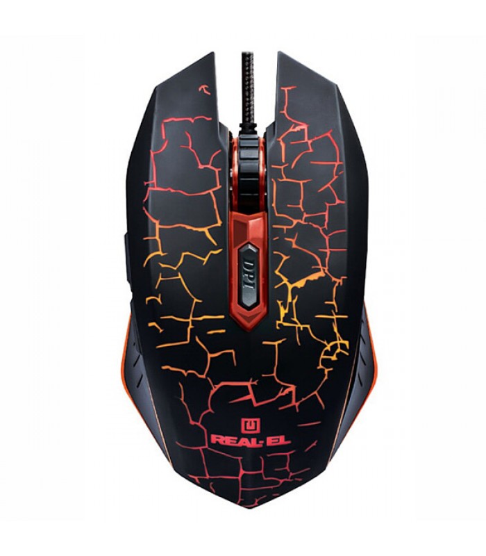 Мишка REAL-EL RM-505 оптична з RGB підсвічуванням ігрова Мишка REAL-EL RM-505 оптична з RGB підсвічуванням ігрова