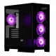 Прозорий корпус 2E Gaming Fantom GK701B скляний для ПК
