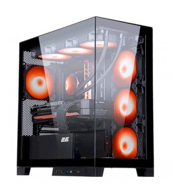 Прозорий корпус 2E Gaming Fantom GK701B скляний для ПК