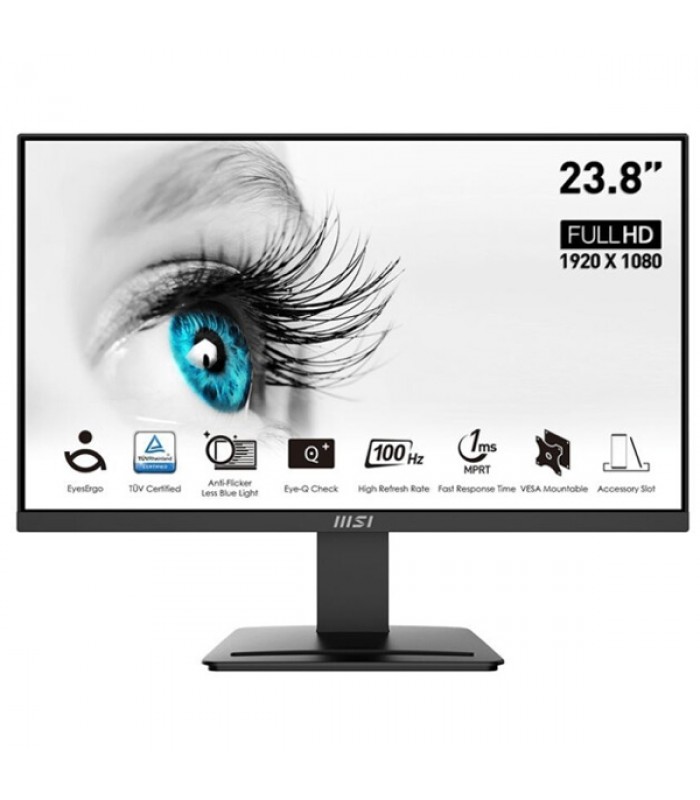 Монітор 24 дюйми MSI PRO MP2412, WLED, VA, 19201080 для ПК Монітор 24 дюйми MSI PRO MP2412, WLED, VA, 19201080 для ПК