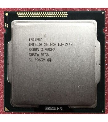 Процесор Xeon e3-1270 як Core i7 2600 (без відео ядра та TDP 80W)